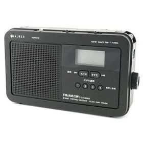 TOSHIBA LEDライト付きホームラジオ AUREX AX-HRT60(K) ブラック