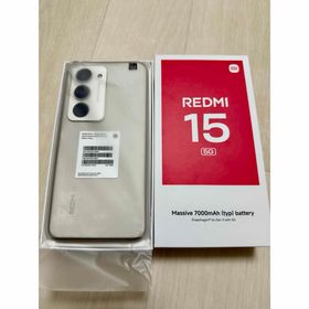 シャオミ(Xiaomi)のXiaomi REDMI 15 5G チタングレー(スマートフォン本体)