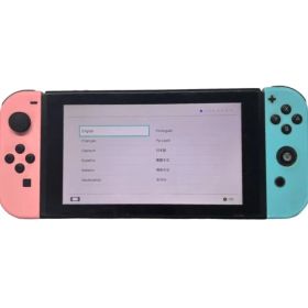 Nintendo 任天堂 ニンテンドースイッチ HAC-001 ゲーム機本体 ピンク・ブルー 動作確認済 【ジャンク品】 42510R28
