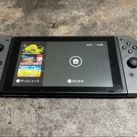 Nintendo Switch グレー 本体 キャラクターシール付き