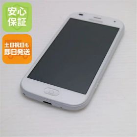 【中古】 新品同様 F-42A らくらくスマートフォン ホワイト 安心保証 即日発送 スマホ 白ロム 富士通 土日祝発送OK