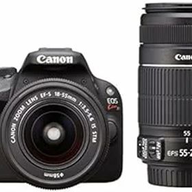 【中古】Canon デジタル一眼レフカメラ EOS Kiss X7 ダブルズームキット EF-S18-55mm/EF-S55-250mm付属 KISSX7-WKIT