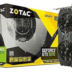 【中古】Zotac GeForce GTX 1070 AMP!エディション ZT-P10700C-10P 8GB GDDR5 IceStorm 冷却VR対応ゲームグラフィックカード