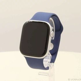 【中古】Apple(アップル) Apple Watch Series 10 GPS + Cellular 46mm シルバーアルミニウムケース デニムスポーツバンド 【297-ud】