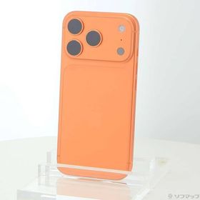 〔中古〕Apple(アップル) iPhone17 Pro 512GB コズミックオレンジ MG8A4J／A SIMフリー〔258-ud〕