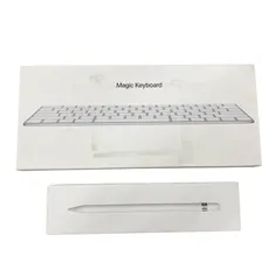 186001 現状品 Apple アップル pencil ペンシル MagicKeyboard マジックキーボード A1644 A1603 韓国語 2点まとめ売り