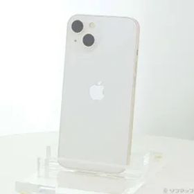 ソフマップ 〔中古品〕 iPhone13 128GB スターライト MLND3J／A SIMフリー【352】
