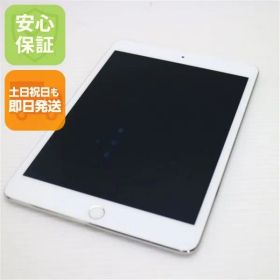 美品 SIMフリー iPad mini 4 Cellular セルラー 128GB シルバー 即日発送 タブレットApple 本体 土日祝発送OK 05000