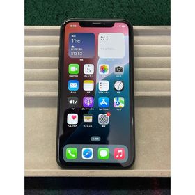 iPhone XR 64GB ブラックSIMフリー バッテリー80% Apple(スマートフォン本体)