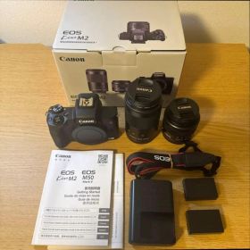 Canon EOS Kiss M2 ミラーレス一眼カメラ（バック付き）