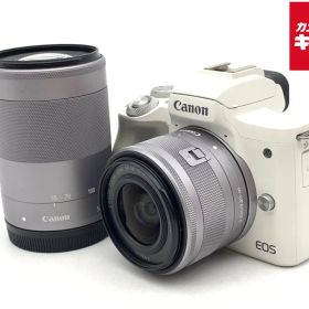 【中古】 【並品】 キヤノン EOS Kiss M2 ダブルズームキット ホワイト