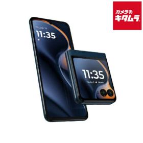 モトローラ motorola razr 60/メイン 6.9インチ/アウト 3.6インチ SIMフリースマートフォン/ジブラルタルシーネイビー PB8E0000JP Dimensity 7400X/RAM 12GB/ROM 512GB/Android 15 《納期約1－2週間》