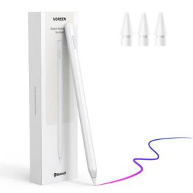 UGREEN ipad ペンシル アップルペンシル 磁気吸着 ワイヤレス急速充電 apple pencil 第2世代互換スタイラスペン 超高感度 極細 0遅延 傾き感知 誤作動防止 ペンシル タブレット用 iPad Pro 11'' 1/2/3/4, iPad Pro 12.9'' 3/4/5/6, iPad Air 4/5, iPad Mini 6など対応