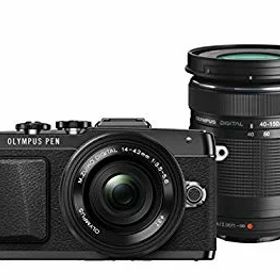 【中古】OLYMPUS PEN E-PL7 EZダブルズームキット ブラック ミラーレス一眼 E-PL7 EZ DZKIT BLK d2ldlup