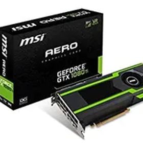【中古】MSI ビデオグラフィックカード GTX 1080 TI AERO 11G OC