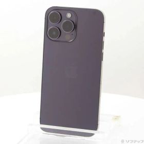 ソフマップ 〔中古品〕 iPhone14 Pro Max 1TB ディープパープル MQ9N3J／A SIMフリー【258】