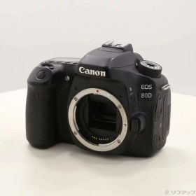 【中古】Canon(キヤノン) EOS 80D ボディ ブラック 【262-ud】