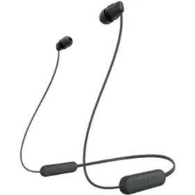 【数量限定】ソニー ワイヤレスイヤホン WI-C100:Bluetooth対応/25時間スタミナ/IPX4防滴/DSEE搭載 ブラック WI-C100 BZ 小