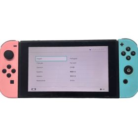 ニンテンドースイッチ(Nintendo Switch)のNintendo 任天堂 ニンテンドースイッチ HAC-001 ゲーム機本体 ピンク・ブルー 動作確認済 【ジャンク品】 42510R28(家庭用ゲーム機本体)