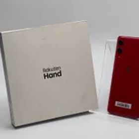 【中古A】Rakuten Hand P710 クリムゾンレッド SIMフリー 白ロム