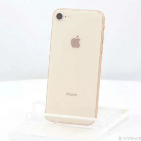 【中古】Apple(アップル) iPhone8 64GB ゴールド MQ7A2J／A SoftBank 【262-ud】
