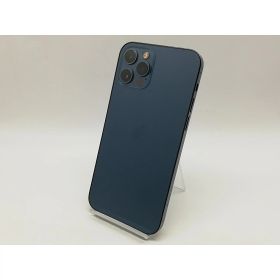 【中古】Apple docomo 【SIMロック解除済み】 iPhone 12 Pro 256GB パシフィックブルー MGMD3J/A【横浜】保証期間1ヶ月【ランクB】