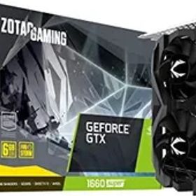 【中古】ZOTAC Gaming GeForce GTX 1660 Super 6GB GDDR6 192ビット ゲームグラフィックカード 超コンパクト ZT-T16620F-10L
