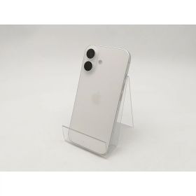 【中古】Apple docomo 【SIMフリー】 iPhone 16 128GB ホワイト MYDR3J/A【ECセンター】保証期間1ヶ月【ランクA】