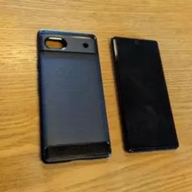 google pixel 6a simフリー 黒 カバー保護フイルム付