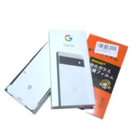 Google Pixel 6a 本体 ホワイト 128GB フィルム付き 美品