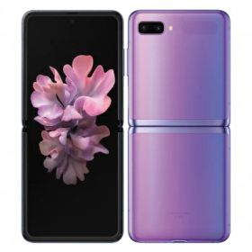 【SIMロック解除済】au Galaxy Z Flip SCV47 Mirror Purple SAMSUNG 当社3ヶ月間保証 中古 イオシス