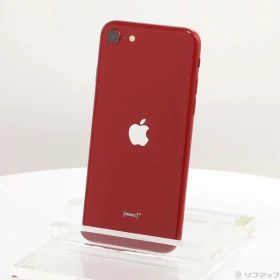 【中古】Apple(アップル) iPhone SE 第3世代 64GB プロダクトレッド MMYE3J／A SIMフリー 【269-ud】
