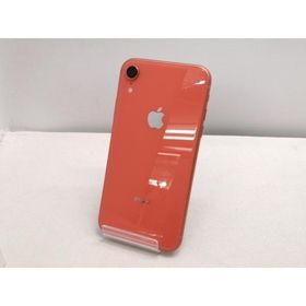 【中古】Apple au 【SIMロック解除済み】 iPhone XR 64GB コーラル MT0A2J/A【仙台イービーンズ】保証期間１ヶ月【ランクB】