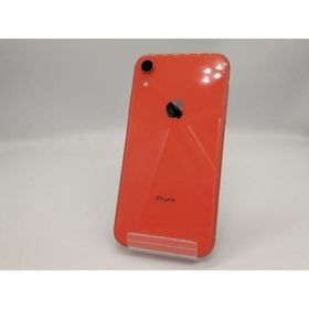 【中古】Apple au 【SIMロック解除済み】 iPhone XR 64GB コーラル MT0A2J/A【大須アメ横】保証期間１ヶ月【ランクC】