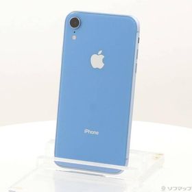 〔中古〕Apple(アップル) iPhoneXR 64GB ブルー MT0E2J／A SIMフリー〔262-ud〕