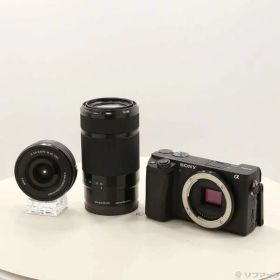 【中古】SONY(ソニー) α6400 ILCE-6400Y ダブルズームレンズキット ブラック 【368-ud】