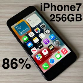 iPhone7 256GB JET BLACK バッテリー88% SIMフリー