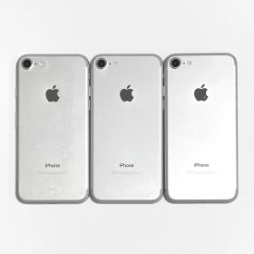 【中古・ジャンク・3台まとめ売り】iPhone7 32GB バッテリー80~84％ [3台] シルバー docomo 本体 ジャンク品 iPhoneまとめ売り ③