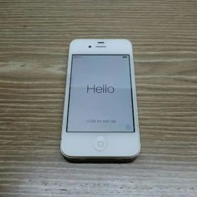 中古 美品 au iPhone 4S アイフォン 本体 ホワイト 32GB