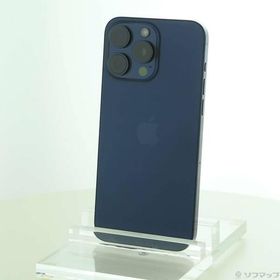 〔中古〕Apple(アップル) iPhone15 Pro Max 256GB ブルーチタニウム MU6T3J／A SIMフリー〔377-ud〕