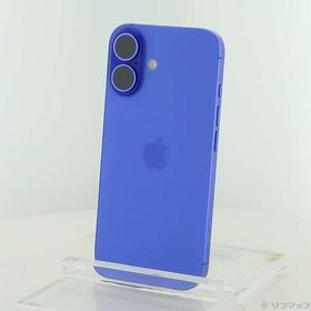 〔中古〕Apple(アップル) iPhone16 512GB ウルトラマリン MYE53J／A SIMフリー〔349-ud〕