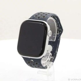 【中古】Apple(アップル) Apple Watch Series 10 GPS 46mm シルバーアルミニウムケース ミッドナイトブラックNikeスポーツバンド 【377-ud】