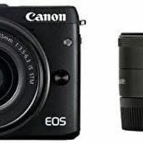 【中古】Canon ミラーレス一眼カメラ EOS M3 ダブルレンズキット(ブラック) EF-M15-45mm F3.5-6.3 IS STM EF-M22mm F2 STM 付属 EOSM3BK-WLK2