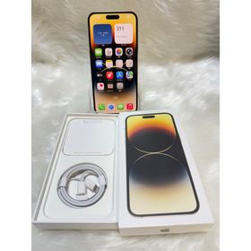 アイフォーン(iPhone)のiphone 14 PRO MAX ゴールド 512GB 国内版 SIMフリー (スマートフォン本体)