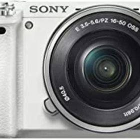 【中古】ソニー ミラーレス一眼 α6000 パワーズームレンズキット E PZ 16-50mm F3.5-5.6 OSS ホワイト ILCE-6000L W