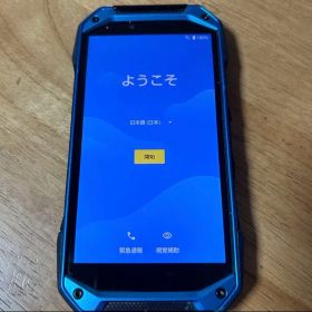 ジャンク品 au TORQUE G04 ブルー 京セラ KYV46 ブルー