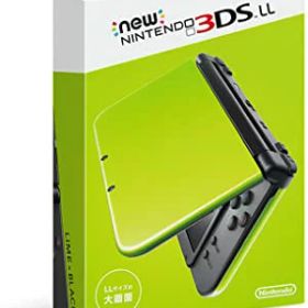 【中古】Newニンテンドー3DS LL ライム×ブラック