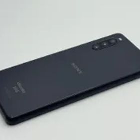 【中古B】Xperia 10 III SO-52B ブラック SIMフリー 白ロム