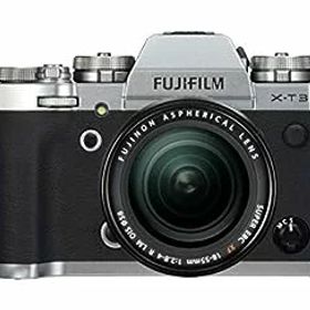 【中古】（非常に良い）FUJIFILM ミラーレス一眼カメラ X-T3レンズキット シルバー X-T3LK-S