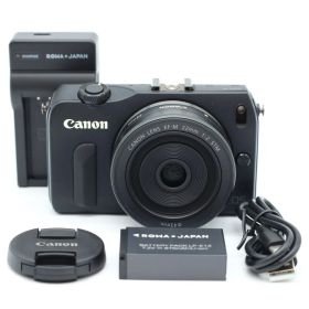 ＜良品＞ CANON キヤノン EOS M レンズキット EF-M 22mm F2 STM